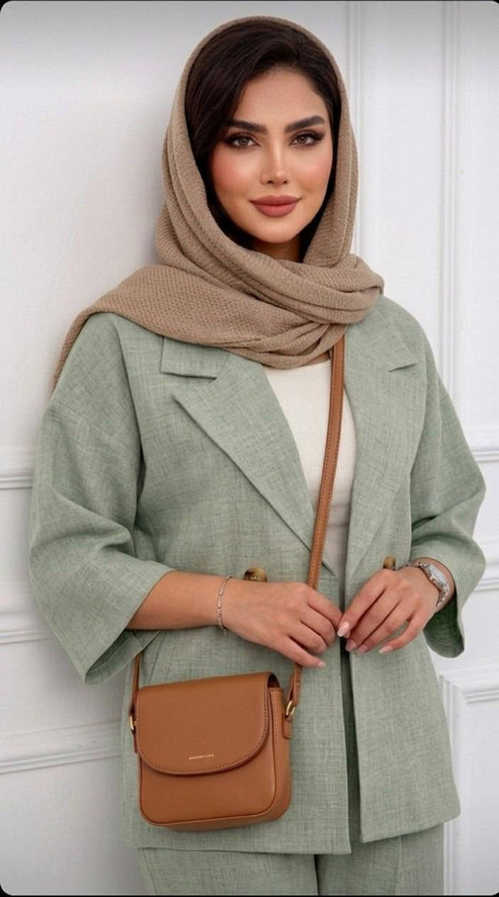 کت شلوار شانتون مدل آیسان