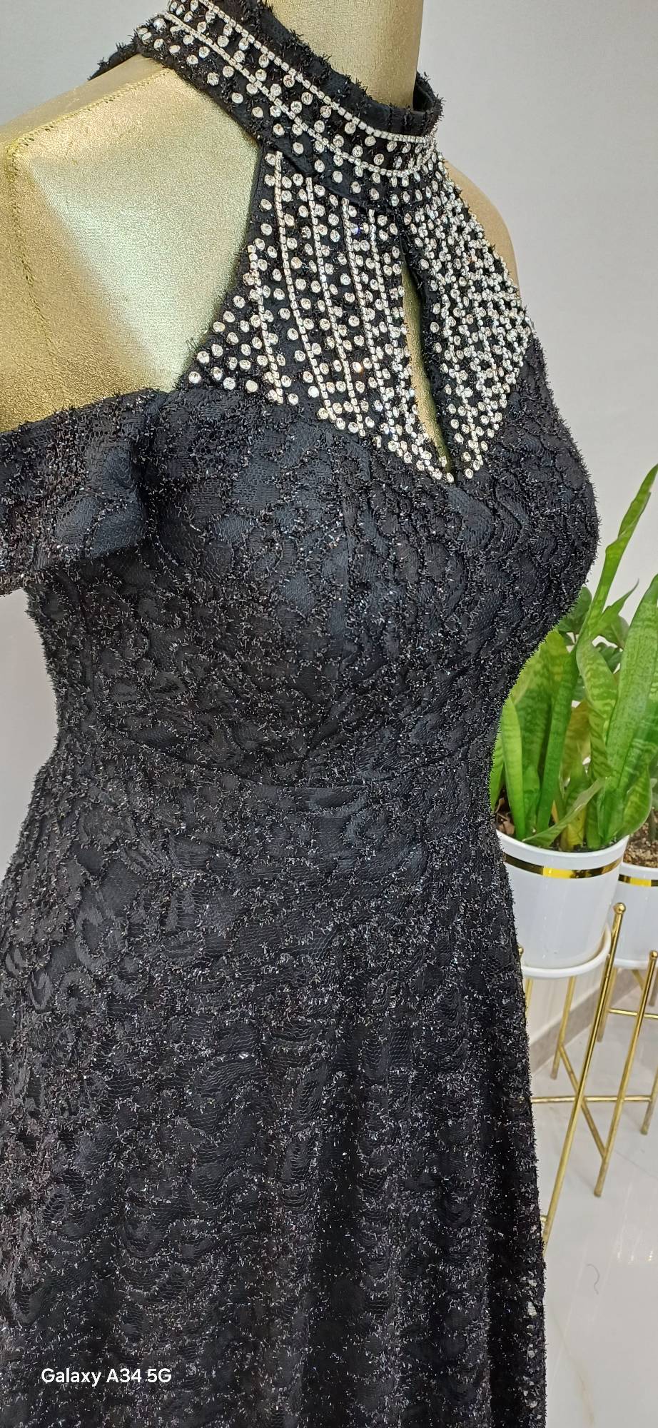 پیراهن ماکسی مجلسی مدل روژین