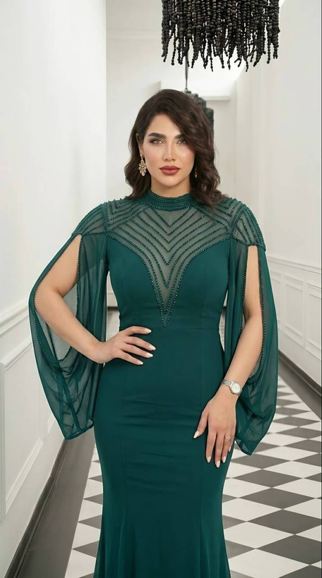 پیراهن ماکسی مجلسی مدل مایا