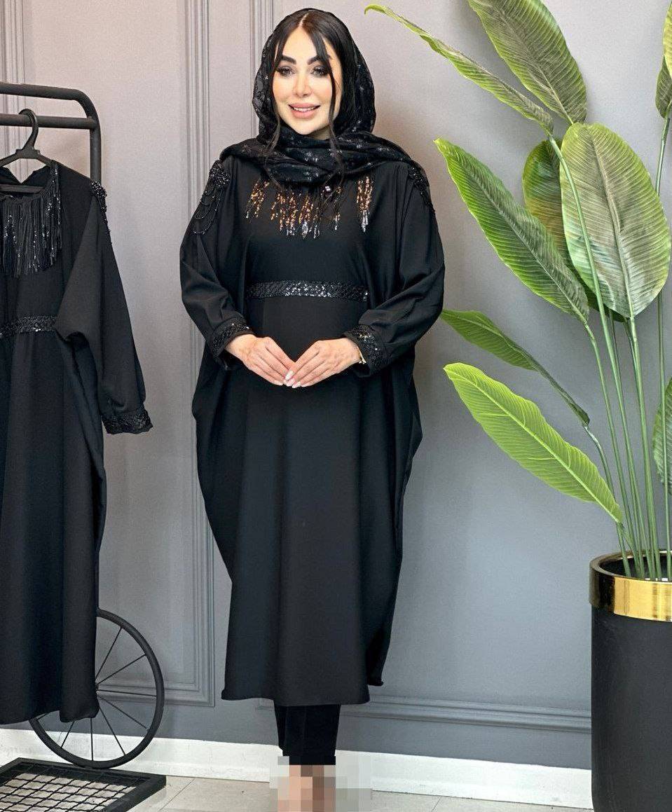 عبایی سردوش دار مه لقا