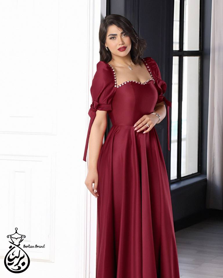 پیراهن ماکسی مجلسی مدل نبات