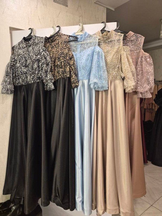 پیراهن ماکسی مجلسی مدل پروانه