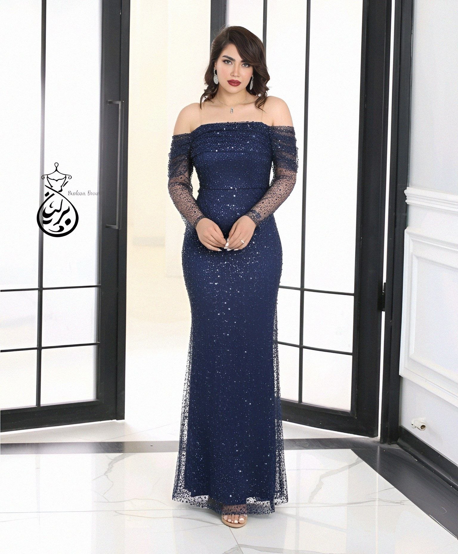 پیراهن ماکسی مجلسی مدل ماریا