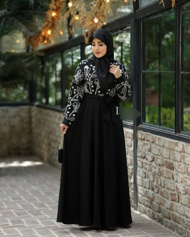 پیراهن بلند سوزندوزی